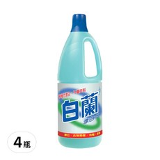 白蘭 漂白水 家庭號 瓶裝, 1.5L, 4瓶
