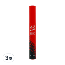 CLIO 絕色玩美纖翹防水睫毛膏 7g, 03 立體捲翹, 3支