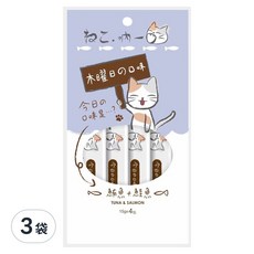 Neko 吶一口 全齡貓 貓肉泥, 鮪魚+鮭魚, 60g, 3袋