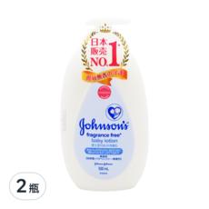 Johnson's 嬌生 嬰兒純淨潤膚乳液, 500ml, 2瓶