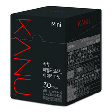 KANU 中烘美式黑咖啡, 0.9g, 30入, 1盒