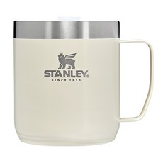 STANLEY 台灣公司貨 經典系列 不鏽鋼咖啡馬克杯 350ml, 1個, 奶油白