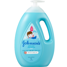 Johnson's 嬌生 嬰兒活力清新沐浴露, 1000ml, 1瓶
