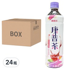 葡萄王 康普茶 雙纖飲 原味, 530ml, 24瓶