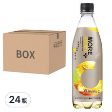 多喝水 MORE+維他命氣泡水 百香果風味, 560ml, 24瓶