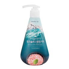 LG 生活健康 喜馬拉雅粉晶鹽PUMPING牙膏 冰澈薄荷, 285g, 1瓶