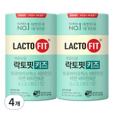 Chong Kun Dang 鍾根堂 LACTO-FIT 孩童益生菌粉隨身包 60條入, 120g, 4罐