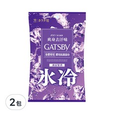 GATSBY 體用濕巾 冰涼果香 70g, 10張, 2包