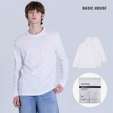 BASIC HOUSE 純棉長袖上衣 LATS0103 2件入