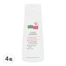 sebamed 施巴 COLOR SHAMPOO PH5.5 護色洗髮乳, 200ml, 4瓶