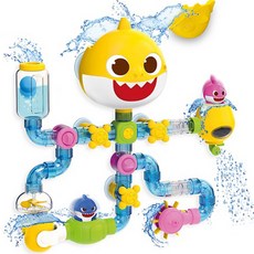 IWill COMPANY 鯊魚寶寶水管遊戲洗澡玩具, 混合顏色