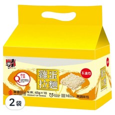 五木 雞蛋拉麵, 650g, 2袋