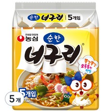 Nongshim 農心 浣熊海鮮烏龍麵 韓國境內版, 5包