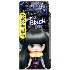 FRESHLIGHT 富麗絲 乳霜染髮劑, Cool Black, 1盒