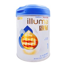 Wyeth 惠氏 illuma啟賦 嬰兒配方 1號 0~12個月, 850g, 1罐