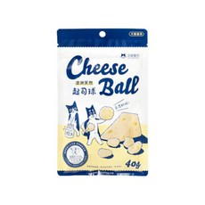 DOG CAT STAR 汪喵星球 天然起司球, 切達乳酪, 40g, 1包