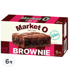 Market O 巧克力布朗尼蛋糕, 120g, 6盒