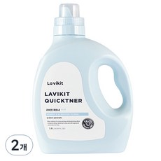 La vikit Quickner衣物柔軟精 肥皂香, 2罐, 1.8L