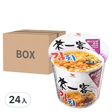 來一客 韓式泡菜風味杯麵 67g, 24入