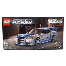 LEGO 積木玩具 76917 Speed 賽車系列 玩命關頭2日產SkylineGTR R34 9歲以上適用, 混合顏色, 1盒