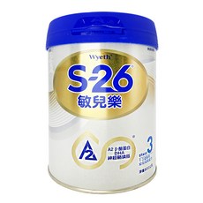 Wyeth 惠氏 S-26 敏兒樂幼兒成長奶粉 3號 1~3歲, 800g, 1罐