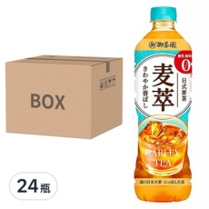 御茶園 麥萃無糖麥茶, 590ml, 24瓶