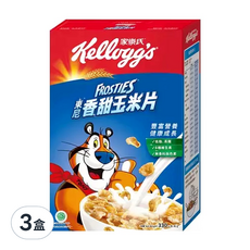 Kellogg's 家樂氏 FROSTIES 東尼玉米片 香甜玉米片, 330g, 3盒