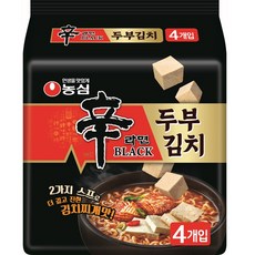 Nongshim 農心 頂級辛拉麵 豆腐泡菜味 127g, 4包
