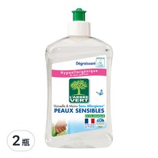 L'ARBRE VERT 濃縮洗碗精 敏感肌, 500ml, 2瓶