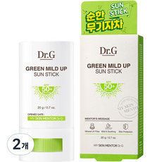 Dr.G Green溫和防曬棒 SPF50+ PA++++, 20g, 2個