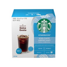 STARBUCKS 星巴克 Dolce Gusto 膠囊咖啡 美式咖啡款, 5.5g, 12顆, 1盒