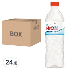統一 H2O water 純水, 600ml, 24瓶