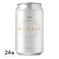 BOGARI 寶嘉麗 無糖氣泡水, 330ml, 24罐