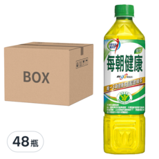 每朝健康 綠茶, 650ml, 48瓶