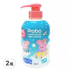 Probo 博寶兒 抗菌洗手乳 佩佩豬, 300ml, 2瓶