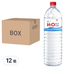 統一 H2O water 純水, 1.5L, 12瓶