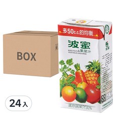 波蜜 果菜汁, 300ml, 24入