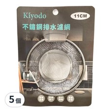 Kiyodo 不鏽鋼排水濾網 大, 5個