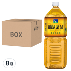 悅氏 礦泉烏龍茶 無糖, 2L, 8瓶