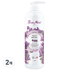 EVAS COSMETICS Rose Mine 奢華香水身體乳 Musk & Musk, 1L, 2瓶