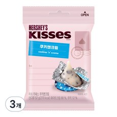 HERSHEY'S 好時 KIsses 水滴巧酥可可, 52g, 3袋