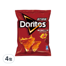 Doritos 多力多滋 玉米片 美式辣起士, 48g, 4包