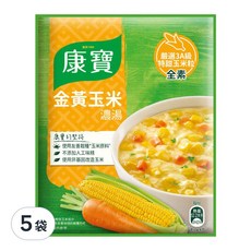 Knorr 康寶 濃湯 自然原味金黃玉米 2入, 112.6g, 5袋