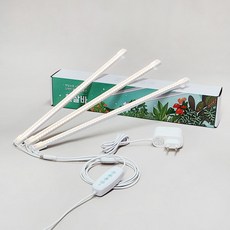 PLANTFULNESS 植物照明LED日光燈+定時器+變壓器 3個, Clova White