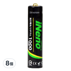 iNeno 艾耐諾 AAA恆壓可充式1.5V鋰電池 4號, 8個