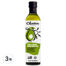 Choson Foods 純鱷梨油, 250ml, 3個