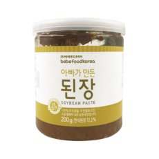 bebefood 寶寶福德 韓式大醬, 200g, 1罐
