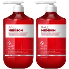 PAUL MEDISON Deep-red快速健髮香氛洗髮精 白麝香, 1077ml, 2瓶