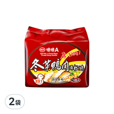 味丹 味味A 冬菜鴨肉湯粉絲 60g, 8包