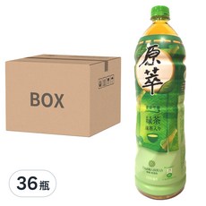 原萃 日式綠茶, 1250ml, 36瓶